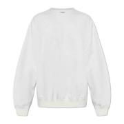 Y-3 Sweatshirt med tryckt logotyp Gray, Herr