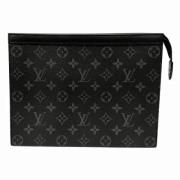 Louis Vuitton Vintage Pre-owned Canvas kuvertvskor Black, Dam