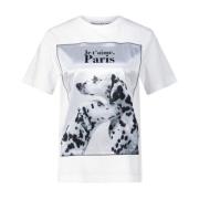 Bastille Bomull Print T-shirt Gray, Dam