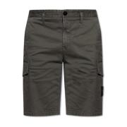 Stone Island Shorts med logotyp Green, Herr