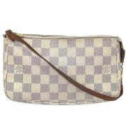 Louis Vuitton Vintage Pre-owned Canvas kuvertvskor White, Dam