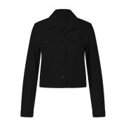 Rich & Royal Ekologisk Bomull Denimjacka Black, Dam