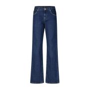 7 For All Mankind Klassiska bomullsblandade straight leg jeans Blue, D...