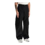 Golden Goose Utility Twill Cargo Pants Black, Herr