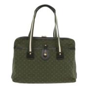 Louis Vuitton Vintage Pre-owned Canvas handvskor Green, Dam