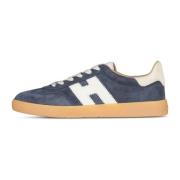 Hogan Velour Memory Foam Sneakers Blue, Herr