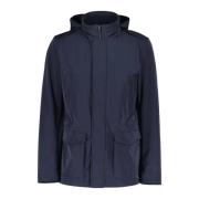 Herno Outdoorjacka med avtagbar huva Blue, Herr