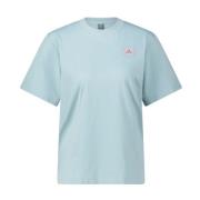 Adidas by Stella McCartney T-shirt med logotyptryck Blue, Dam