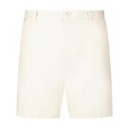 Hugo Boss Bomull Regular-Fit Shorts med Fickor Beige, Herr