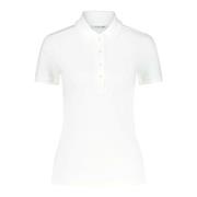 Lacoste Logo Polo Shirt Slim Fit White, Dam