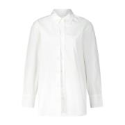 Samsøe Samsøe Oversized Skjortblus Salas White, Dam