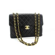 Chanel Vintage Pre-owned Laeder chanel-vskor Black, Dam