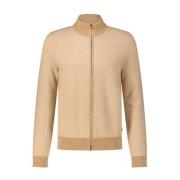 Hugo Boss Modern ullkofta med dragkedja Beige, Herr