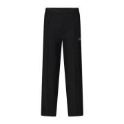 Carlo Colucci Sportiga Sweatpants med Elegant Design Black, Herr