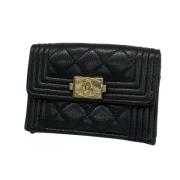 Chanel Vintage Pre-owned Laeder plnbcker Black, Dam