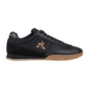 le coq sportif Vår/Sommar Herr Sneakers Nylon Läder Mocka Black, Herr