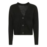 360Cashmere Svart Stickat för Kvinnor Aw23 Black, Dam