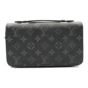 Louis Vuitton Vintage Pre-owned Laeder plnbcker Black, Dam