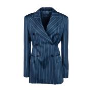 Ermanno Scervino Stiliga Jackor & Västar Kollektion Blue, Dam