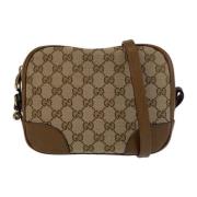 Gucci Vintage Pre-owned Canvas crossbodyvskor Brown, Dam