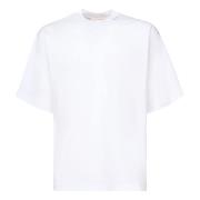 Marni Vit T-shirt med Symbolbroderi White, Herr