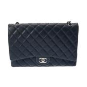 Chanel Vintage Pre-owned Laeder axelremsvskor Blue, Dam