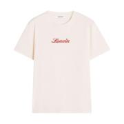 Lanvin Ljusrosa Crew Neck T-shirt Pink, Dam