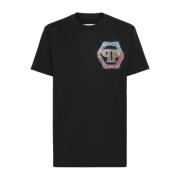 Philipp Plein Svart TEE för Män Black, Herr