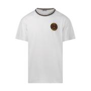 Moncler Vit kortärmad T-shirt White, Herr