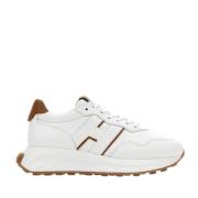 Hogan Vita Sneakers med H-formade Dobb White, Dam