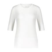 Closed Modal Skjorta Elegant Stil White, Dam