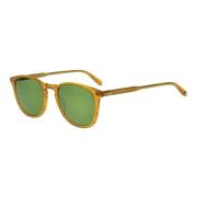 Garrett Leight Kinney SUN Solglasögon Butterscotch/Pure Green Yellow, ...