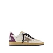 Golden Goose Vita Läder Ballstar Sneakers White, Dam