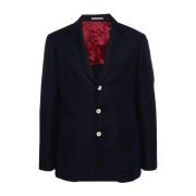 Brunello Cucinelli Elegant Blazer för Stiligt Utseende Blue, Herr