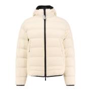 Moncler Vadderad huva jacka med dubbel dragkedja Beige, Herr