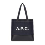 A.p.c. Axelväskor Blue, Dam