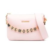 Love Moschino Blush Axelväska Chic Stil Pink, Dam