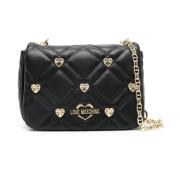 Love Moschino Svart Axelväska Elegant Design Black, Dam