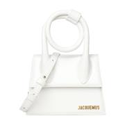 Jacquemus Vit Miniväska med Slåsdetalj White, Dam