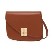 Salvatore Ferragamo Brun Fiamma M handväska Brown, Dam