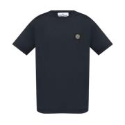 Stone Island Blå T-shirts & Polos för män Blue, Herr