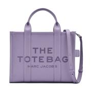 Marc Jacobs Lila Kornigt Läder Axelväska Purple, Dam