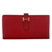 Hermès Vintage Pre-owned Laeder plnbcker Red, Dam