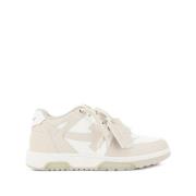 Off White Platta skor med signaturpilmotiv White, Herr