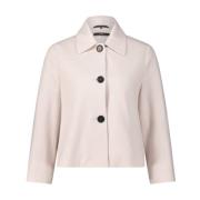 Windsor Klassisk Blazer med Skjortkrage White, Dam