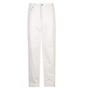 Golden Goose Stiliga Denim Jeans White, Dam