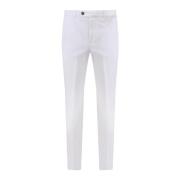 Brunello Cucinelli Bomullbyxor med italiensk passform White, Herr