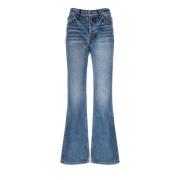 Bally Regular Fit Italienska Jeans Blue, Dam