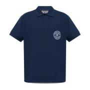 Versace Jeans Couture Polo med logotyp Blue, Herr