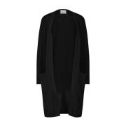 Allude Kashmir Cardigan, Mjuk och Stilren Black, Dam